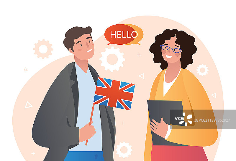 英语课程概念图片素材