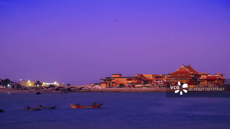 海天佛国 石狮市黄金海岸图片素材