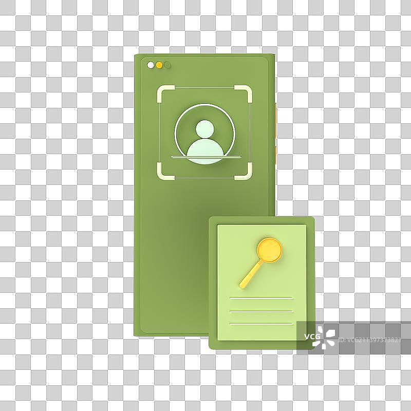 3D渲染互联网卡通元素图片素材