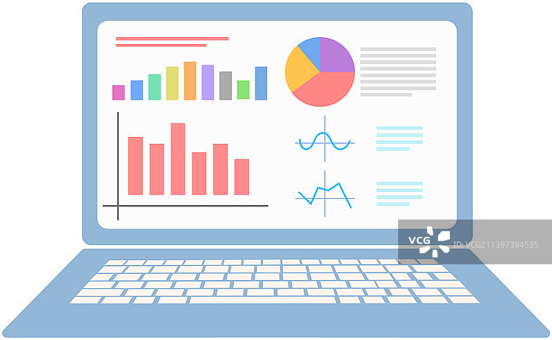 数据分析研究统计概念图片素材