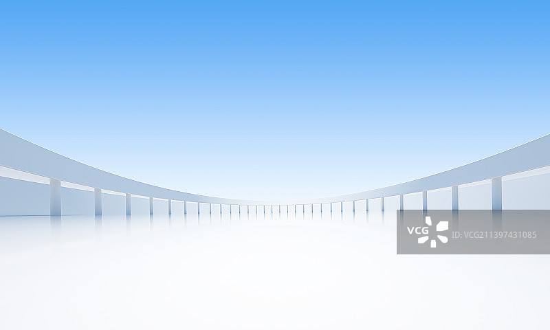 3d现代空间广场平台背景图片素材