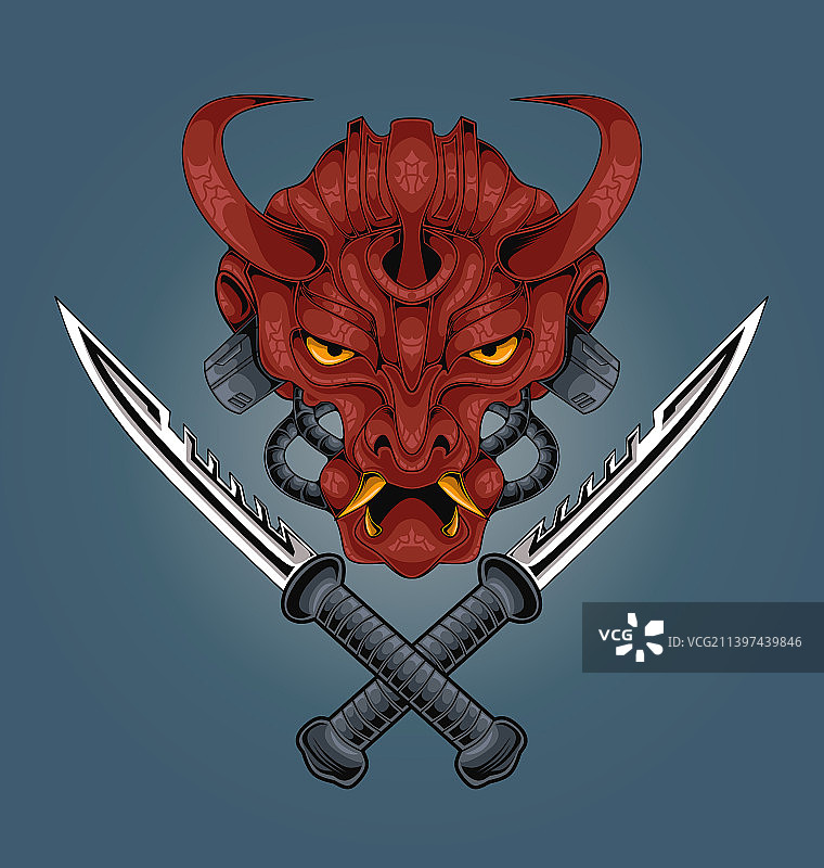 恶魔机甲武士刀图片素材