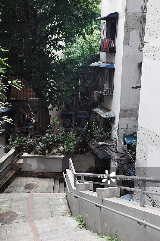重庆渝中山城步道图片素材