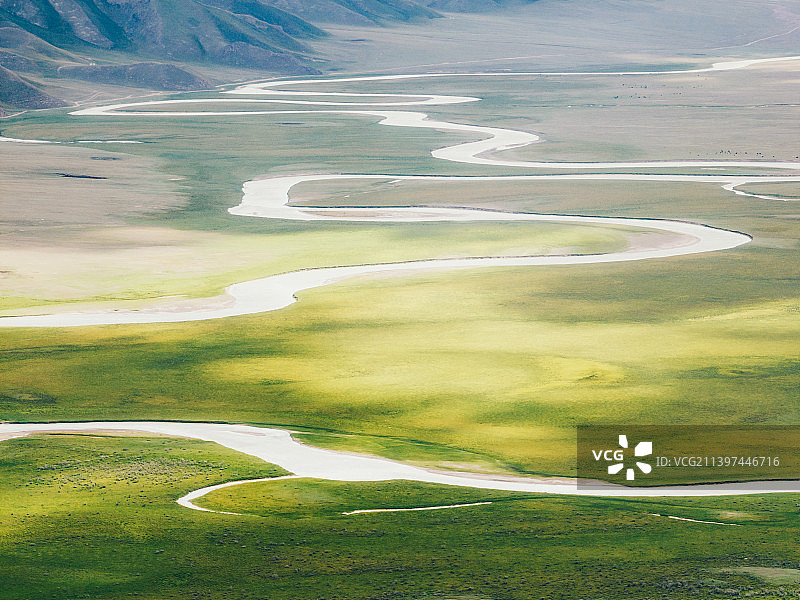 巴音布鲁克九曲十八弯图片素材