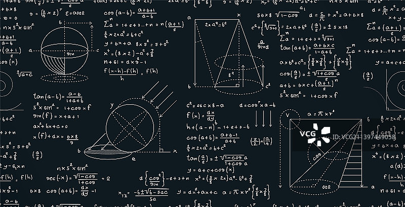数学无缝背景图片素材
