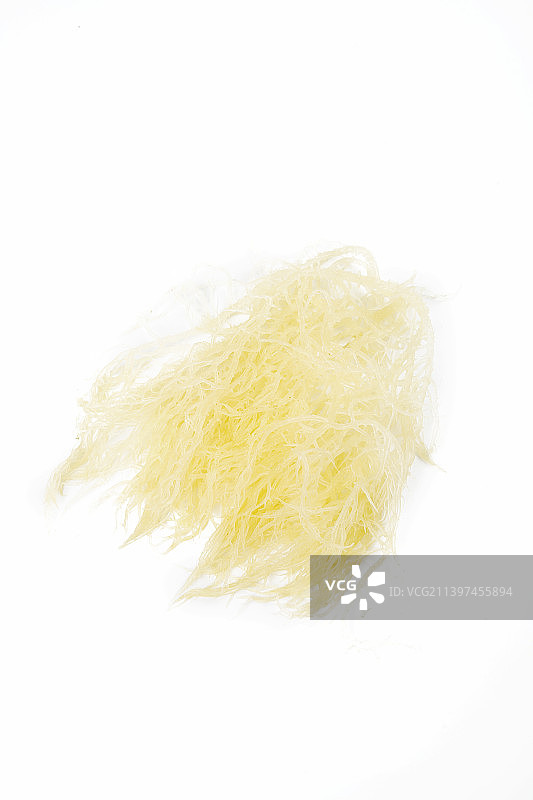 白底上放着龙须菜图片素材