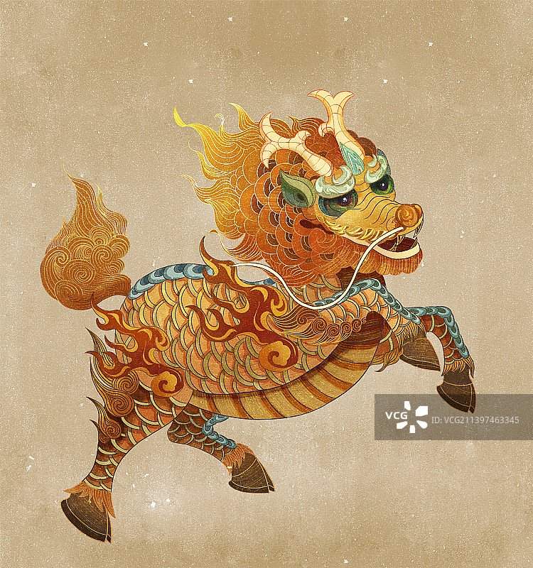 瑞兽—麒麟图片素材