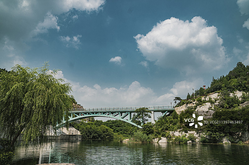 济南市市中区历阳湖湖景风光图片素材