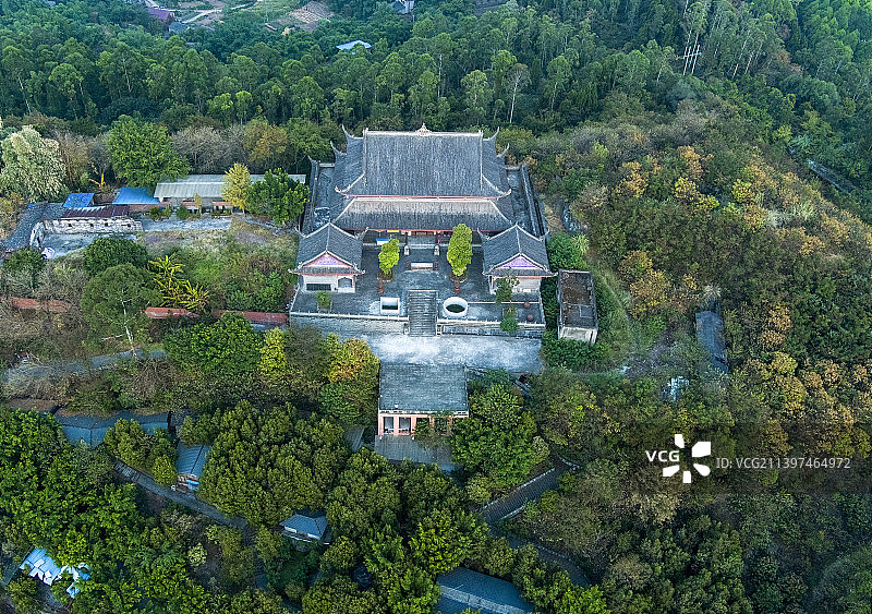 玉皇观山看日出图片素材