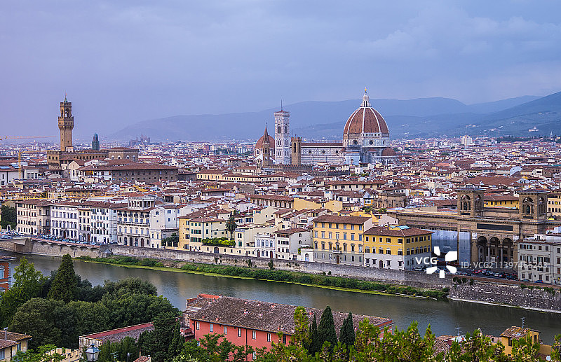 城市建筑的高角度视图图片素材