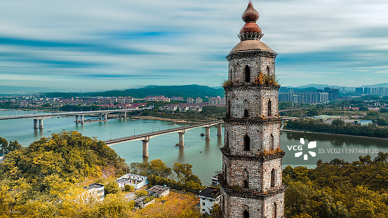 千年古塔图片素材