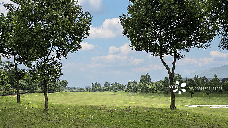 成都的北湖公园图片素材