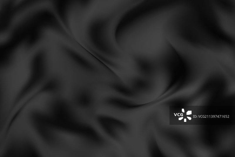 柔软的黑色布料抽象背景图片素材