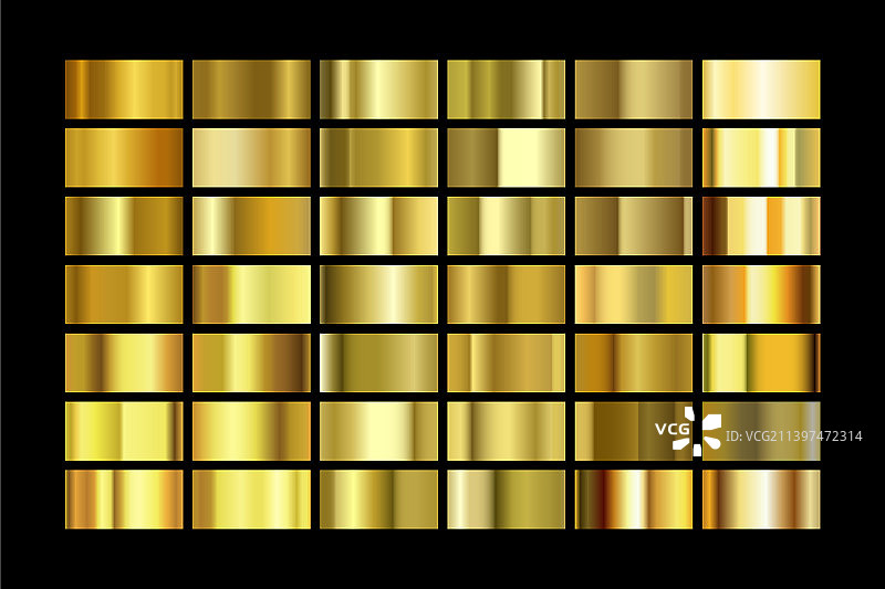 金色箔片纹理背景合集图片素材