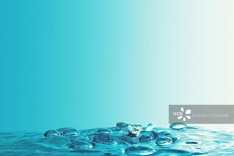 水彩艺术-水抽象背景概念图片素材