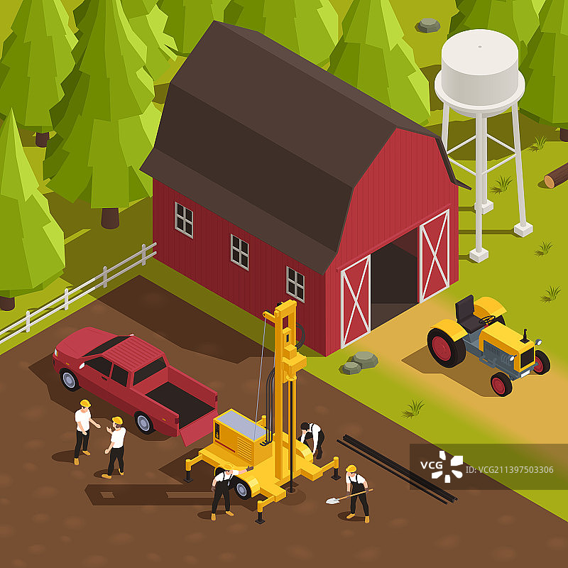 钻井作业图片素材