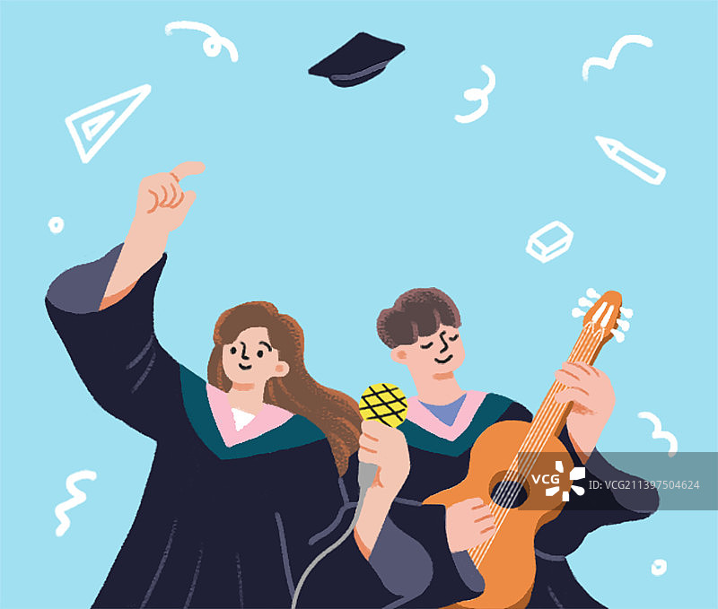 校园青春毕业季banner图片素材