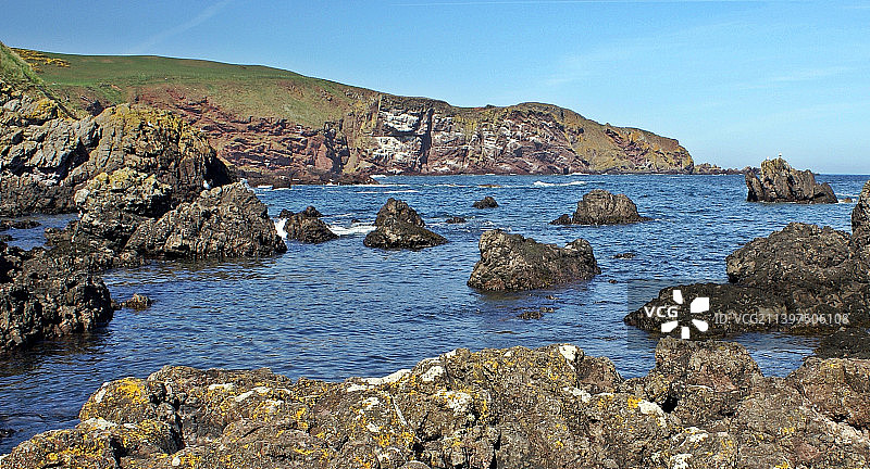 英国艾茅斯岩石景观图片素材