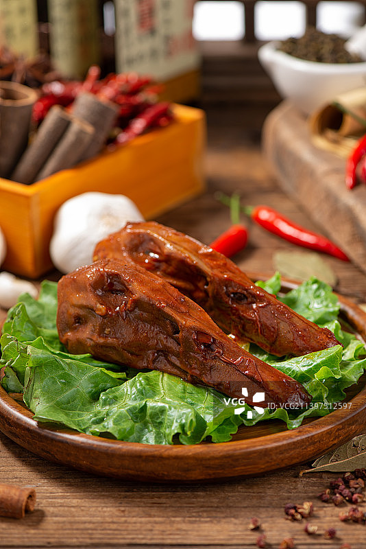 麻辣鸭头图片素材