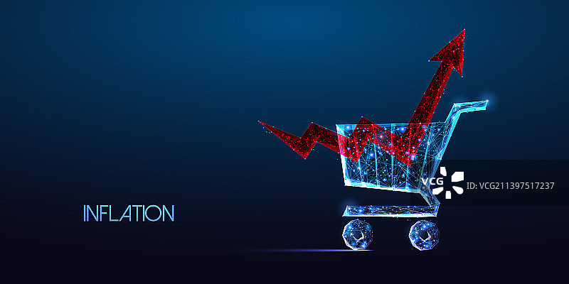 通货膨胀经济危机价格概念图片素材