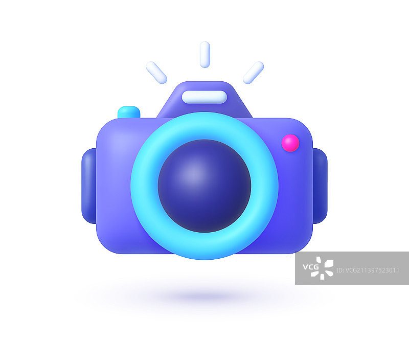 现代相机3D设计图片素材