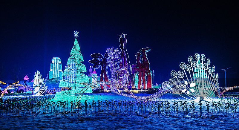 哈尔滨冰雪大世界图片素材