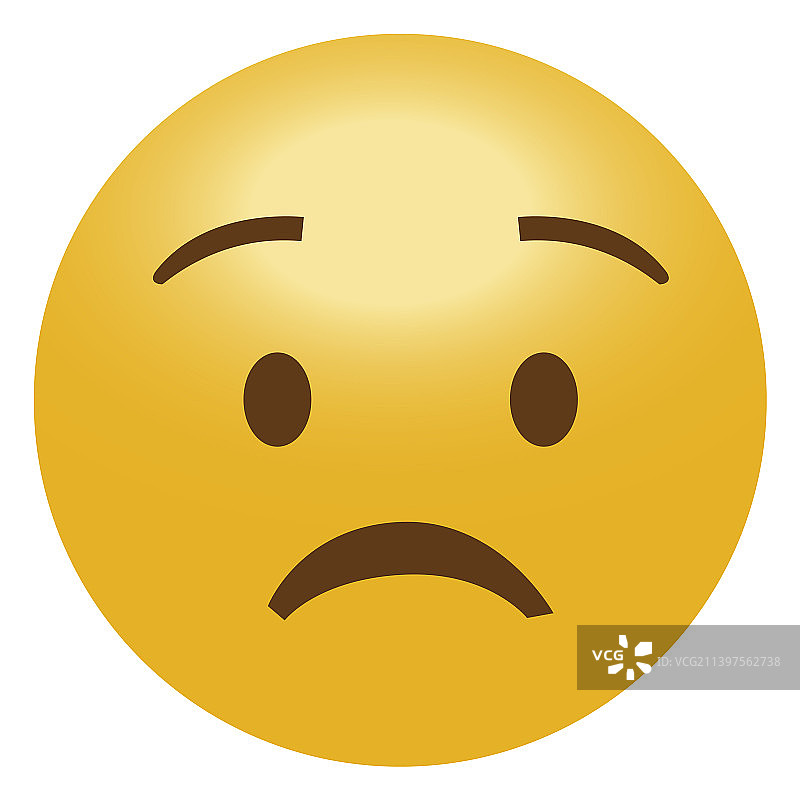 悲伤的表情符号图片素材
