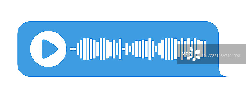 录音音频消息模板UI元素图片素材