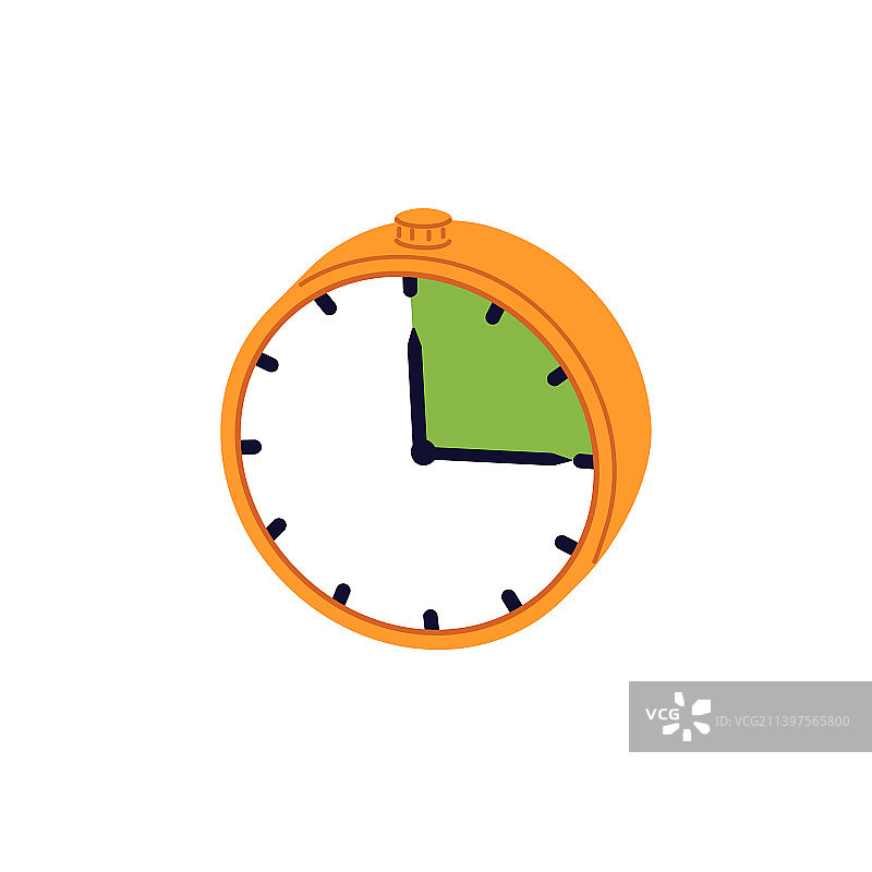 秒表定时器上的15分钟时间间隔图片素材