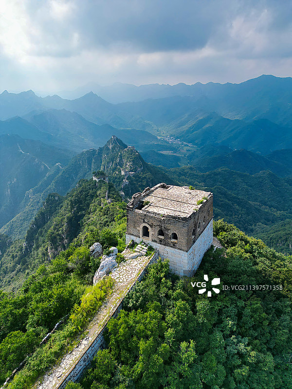 箭扣长城·正北楼图片素材