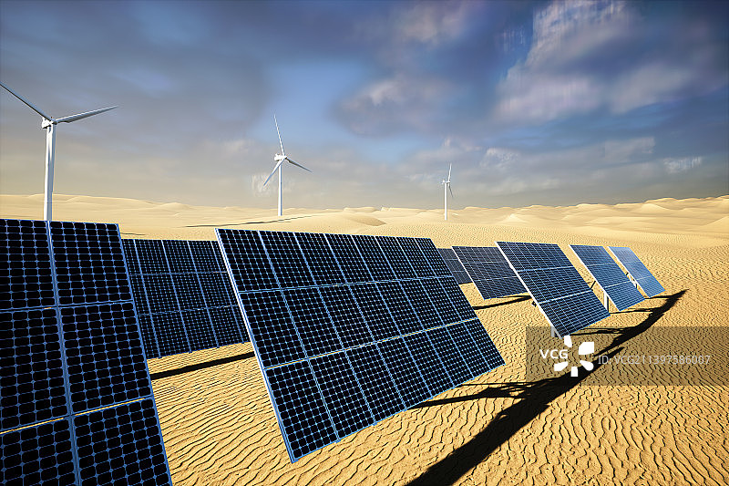 储能，新能源，光伏，风电，碳中和图片素材