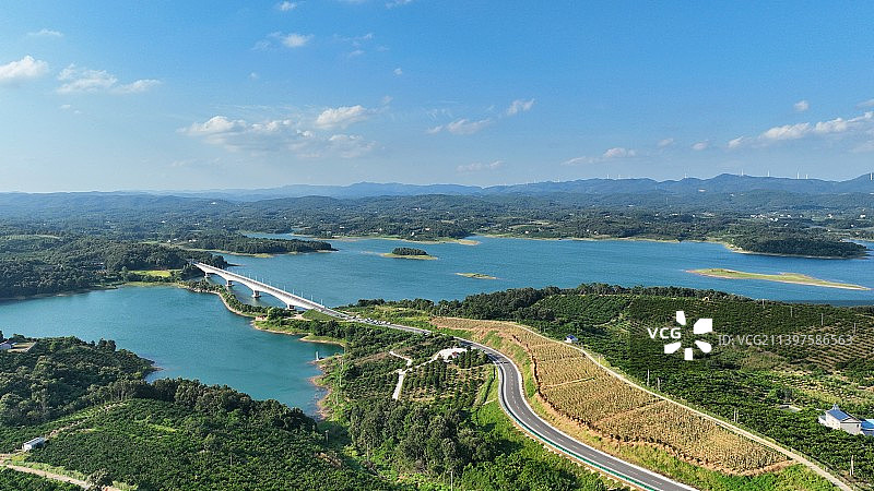 漳河水库道子河桥图片素材