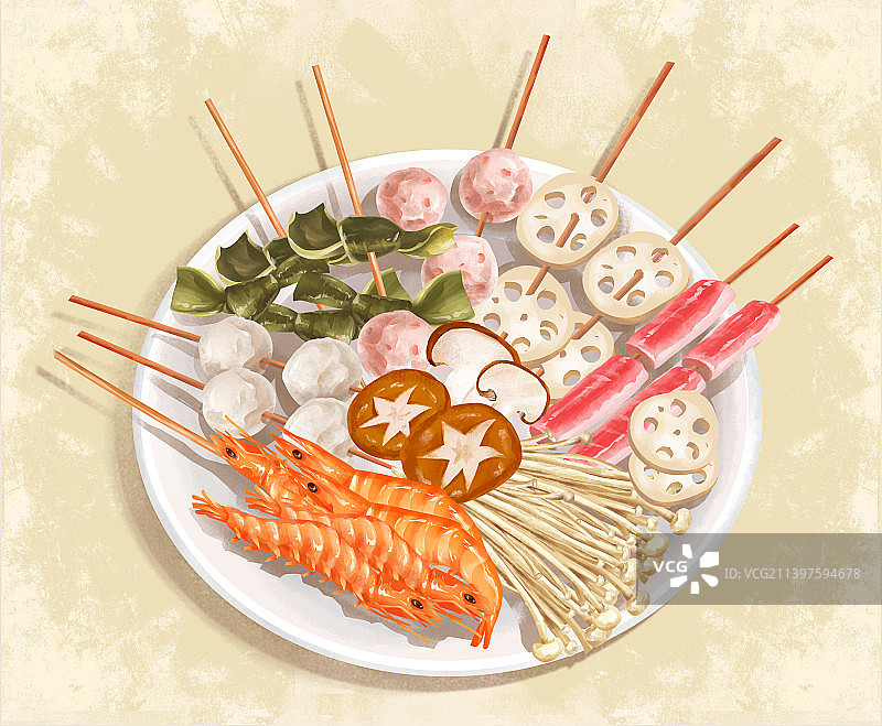 串串麻辣烫图片素材