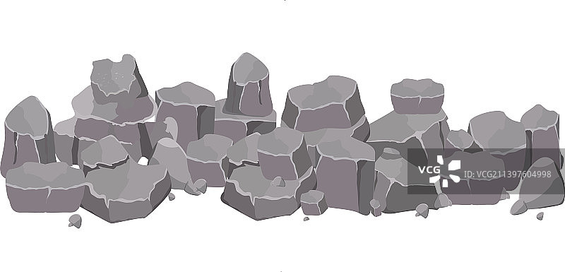 卡通岩石石头合集图片素材