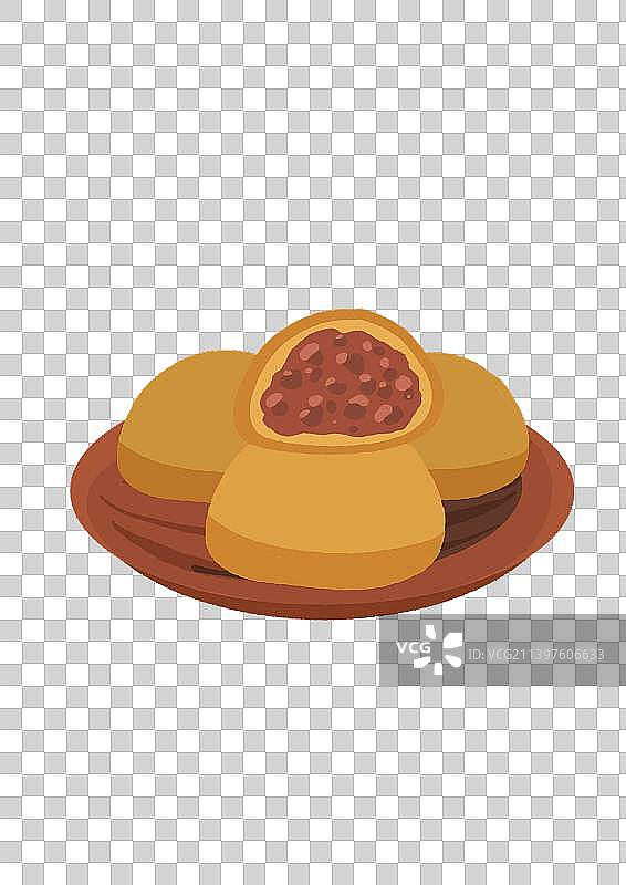 云腿月饼图片素材