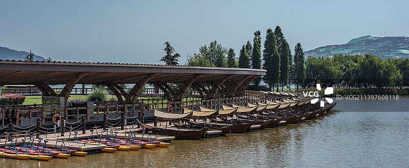 湖边风光图片素材