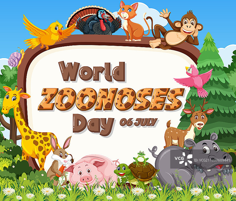 世界人畜共患病日7月6日海报设计图片素材