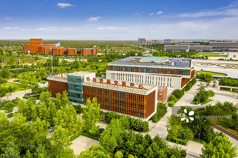 鄂尔多斯市准格尔大路新区大路公园图片素材