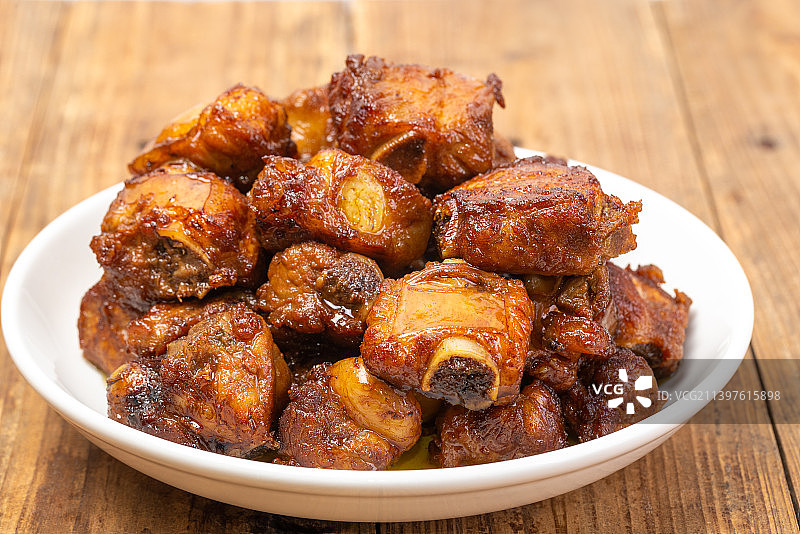 糖醋排骨小吃美食图片素材