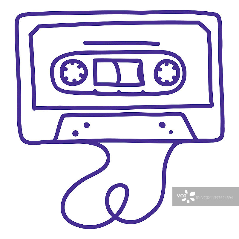 高品质盒式磁带笔触图片素材