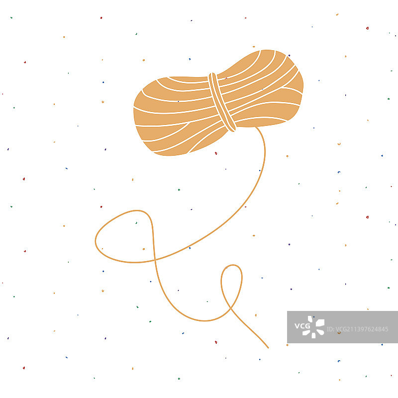 手绘扁平彩色图案图片素材