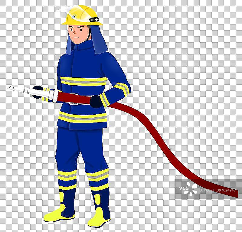 消防员元素图片素材