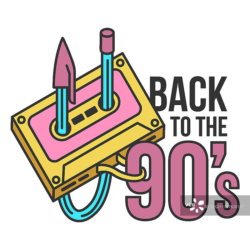 90年代复古高品质字母图片素材