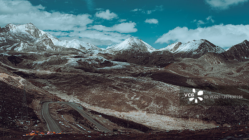 四川折多山风光图片素材