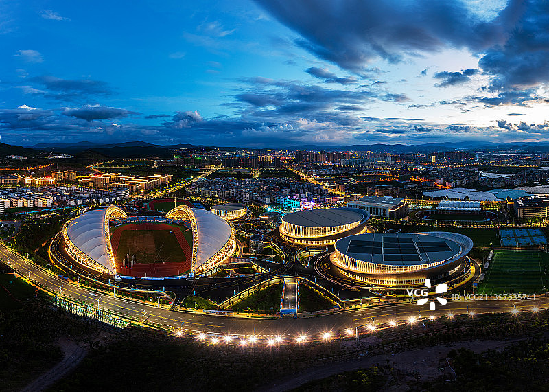 云南省玉溪市科教创新城主体育场（馆）图片素材