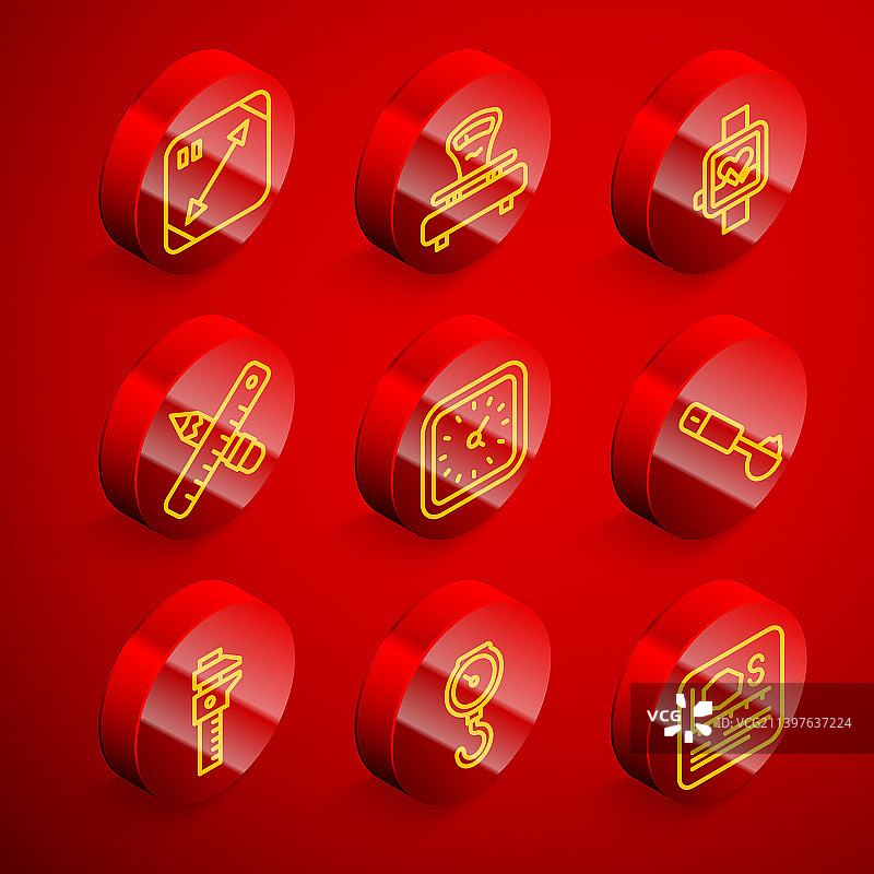 对角测量秤智能手表图片素材