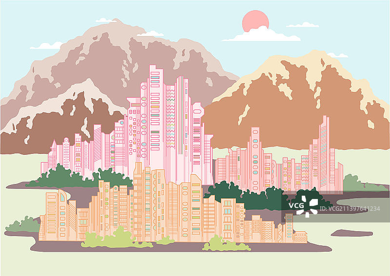 城市风景图片素材