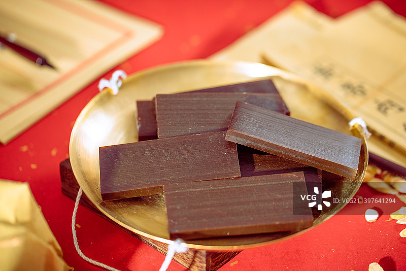 中国中药阿胶块图片素材