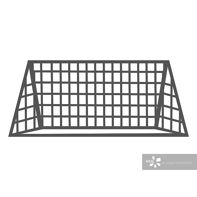 足球球门笔触图片素材