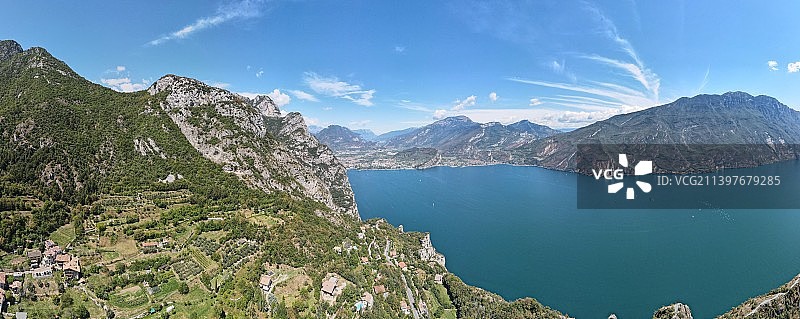 意大利湖光山色全景图片素材